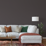 Twig dark brown eco paint living room lifestyle image