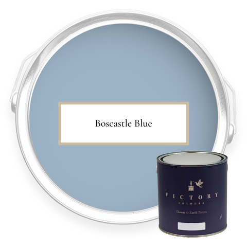 Boscastle Blue paint tin duo