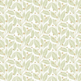 OHPOPSI Laid Bare Wallpaper Berry Dot Colourway Artichoke Full Wall Image